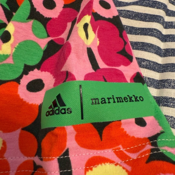 Adidas Kids' Marimekko Frost Pink Floral Tee and Pink Leggings - NWT - Size 4T - Picture 7 of 13